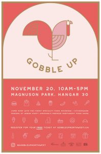 Gobble Up Seattle Poster