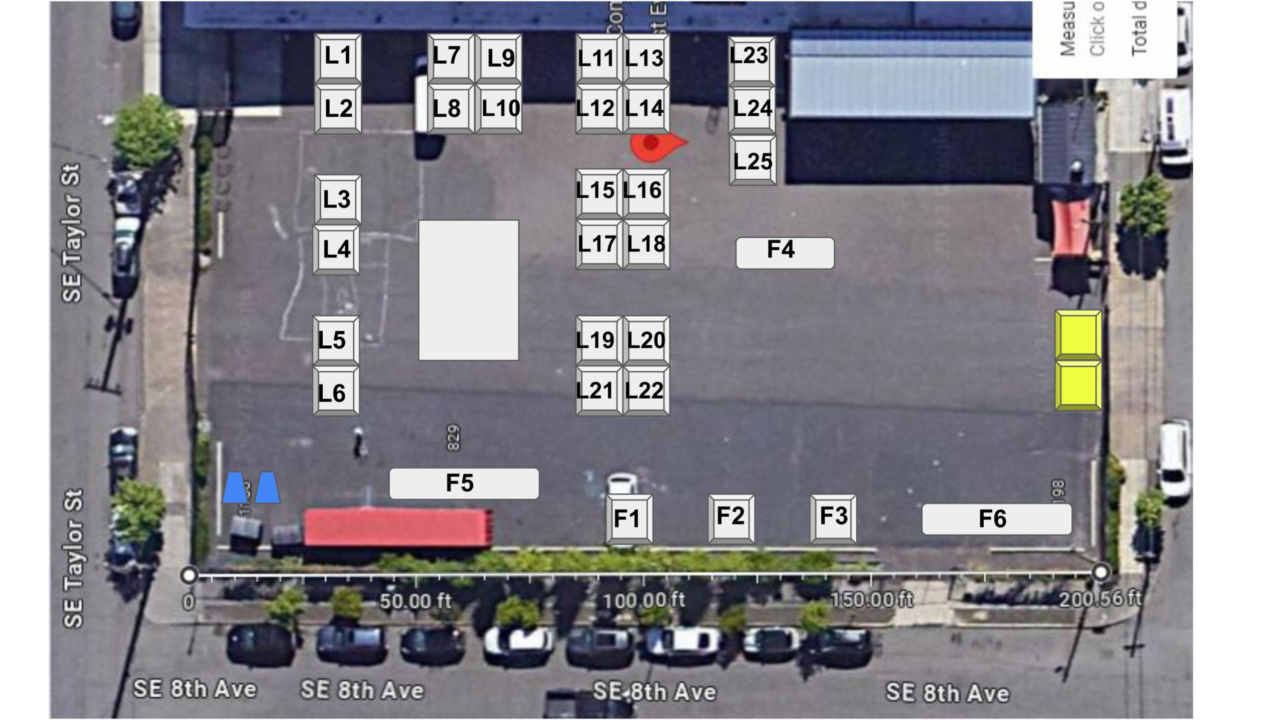 Outdoor Booth Map