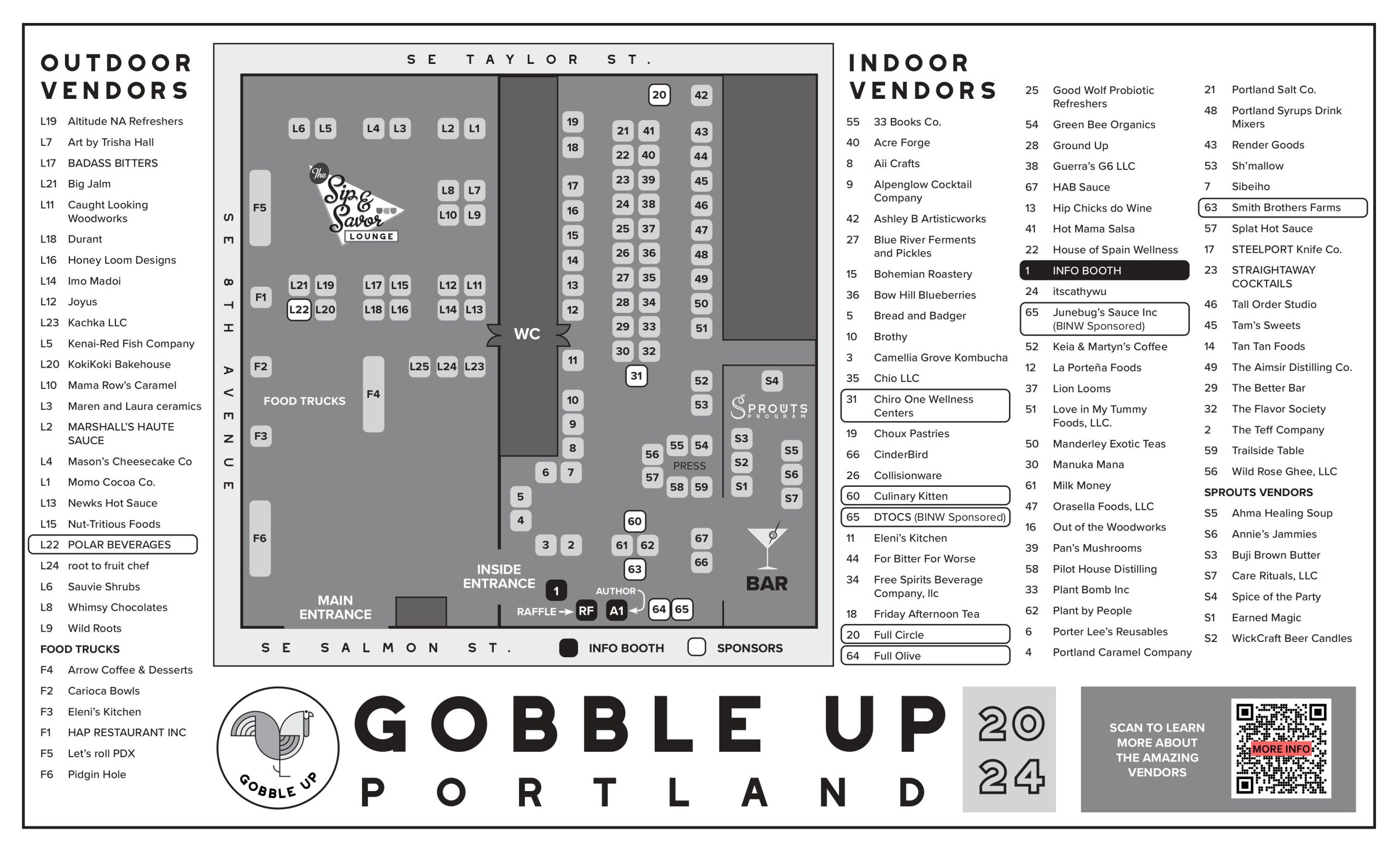 Vendor Booth Map