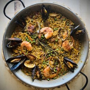 Paella House Scroll